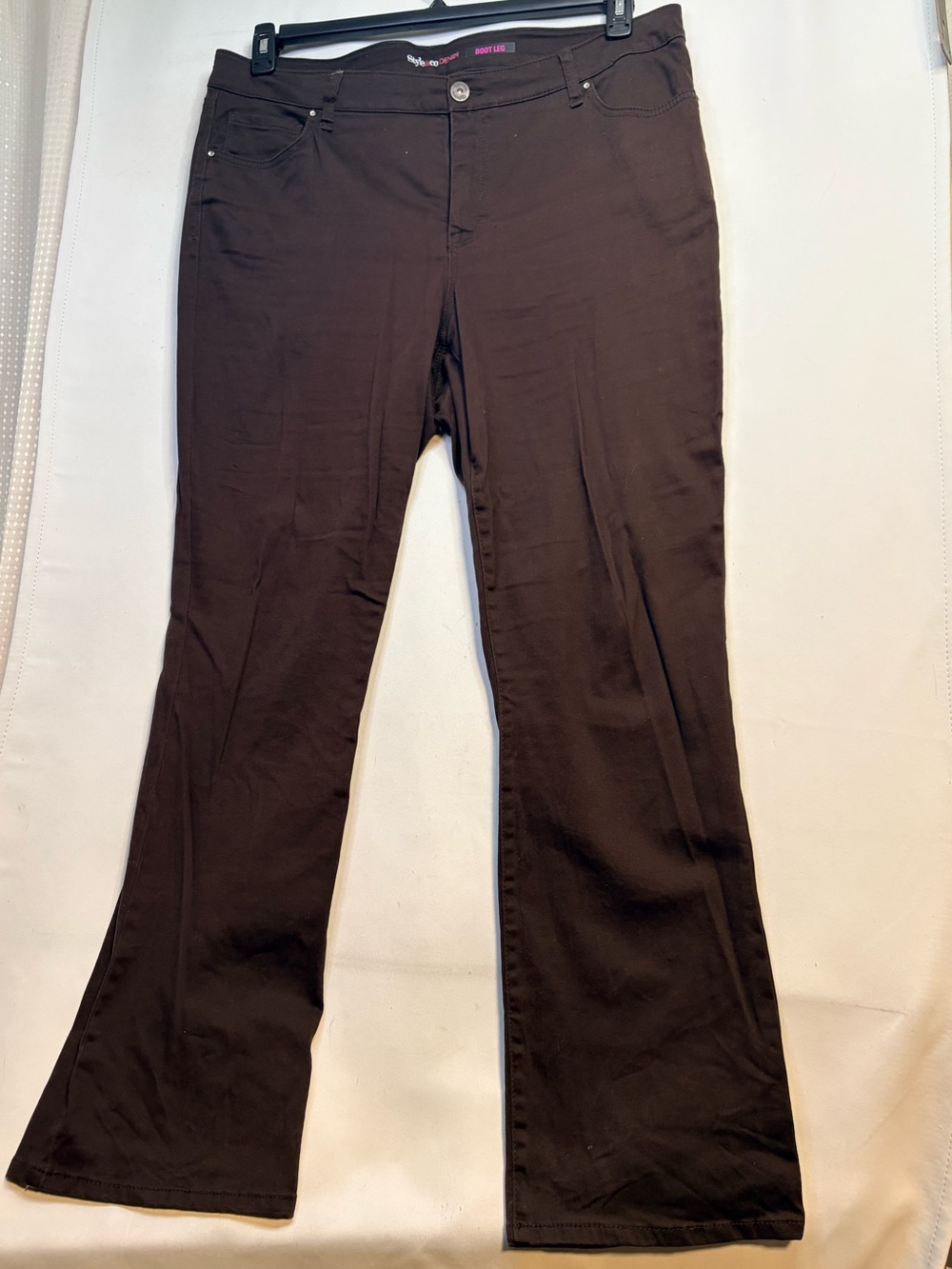 Brown Style & Co Bootcut Pants size 18W